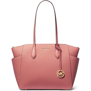 Michael Kors Women’s Marilyn Medium Top Zip Tote(Sunset Rose)