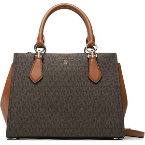 Michael Kors Women’s Marilyn Satchel(Brown/Acorn)