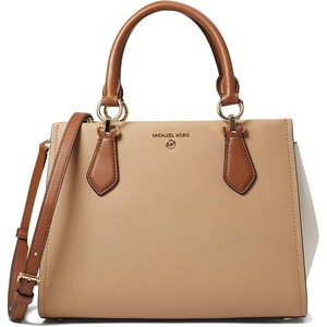 Michael Kors Women’s Marilyn Satchel(Camel Multi)