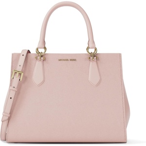 Michael Kors Women’s Marilyn Satchel(Gold-tone Hardware/Powder Blush)
