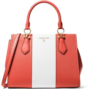 Michael Kors Women’s Marilyn Satchel(Spiced Coral Multi)