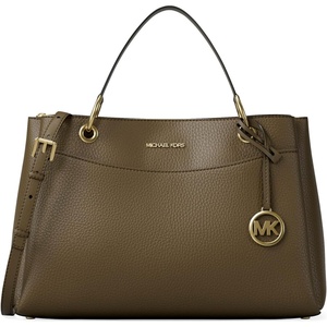Michael Kors Women’s May Medium Triple Compartment Shoulder Bag(Loden)