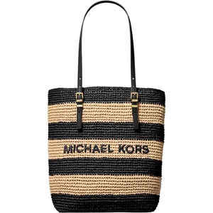 Michael Kors Women’s Quinn Large North South Tote Bag(Black)