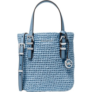 Michael Kors Women’s Quinn X-small Crossbody Tote(Silver-tone Hardware/Chambray)
