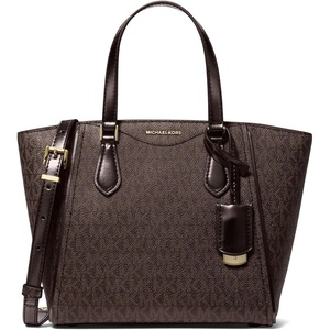 Michael Kors Women’s Taryn Small Convertible Crossbody Bag(Chocolate)