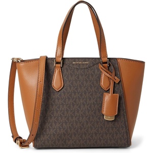 Michael Kors Women’s Taryn Small Convertible Crossbody Bag(Gold-tone Hardware/Brown/Acorn)