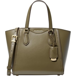 Michael Kors Women’s Taryn Small Convertible Crossbody Bag(Gold-tone Hardware/Safari Green)