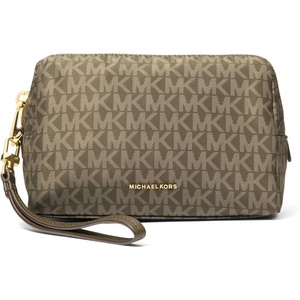 Michael Kors Women’s Zadie Small Cosmetic Wristlet(Loden)